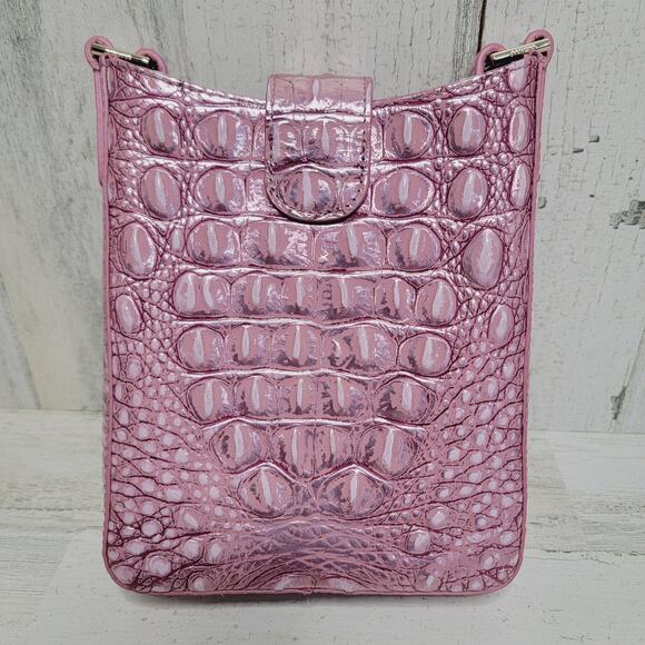 BRAHMIN MELBOURNE MULBERRY POTION MARLEY CROSSBODY BAG - Picture 4 of 11